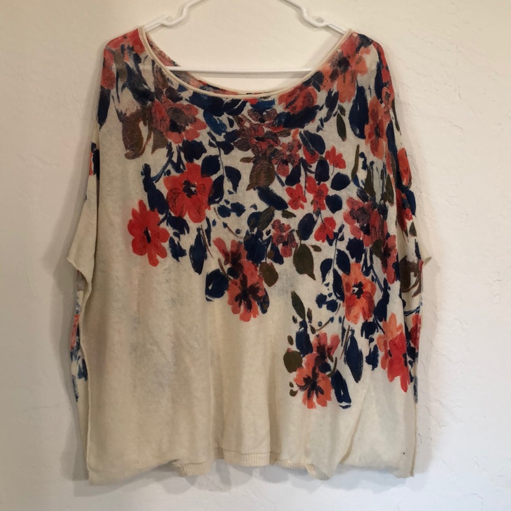 Anthropology butterfly sweater shirt